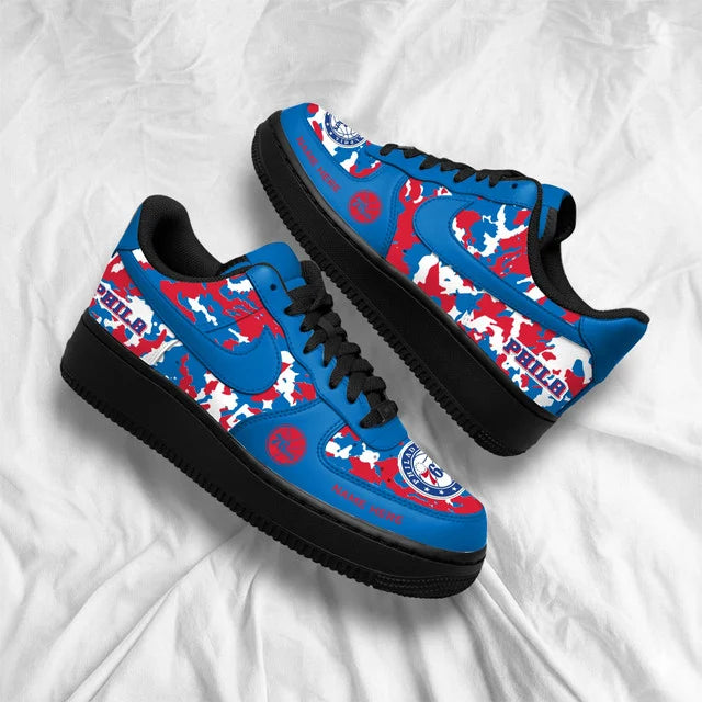 [HOT DEAL] NEW CUSTOMIZED NBA26 P76 PHILADELPHIA 76ERS AF1 SHOES