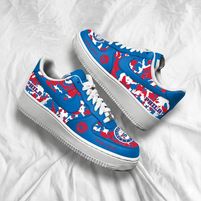 [HOT DEAL] NEW CUSTOMIZED NBA26 P76 PHILADELPHIA 76ERS AF1 SHOES