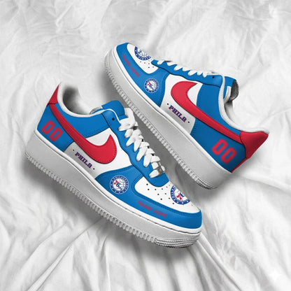 [HOT DEAL] NEW CUSTOMIZED NBA26 P76 PHILADELPHIA 76ERS AF1 SHOES