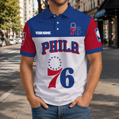 SPECIAL EDITION - NEW CUSTOMIZED NBA26 P76 PHILADELPHIA 76ERS T-SHIRT, POLO SHIRT, ZIP POLO SHIRT, SWEATSHIRT, HOODIE & ZIP HOODIE