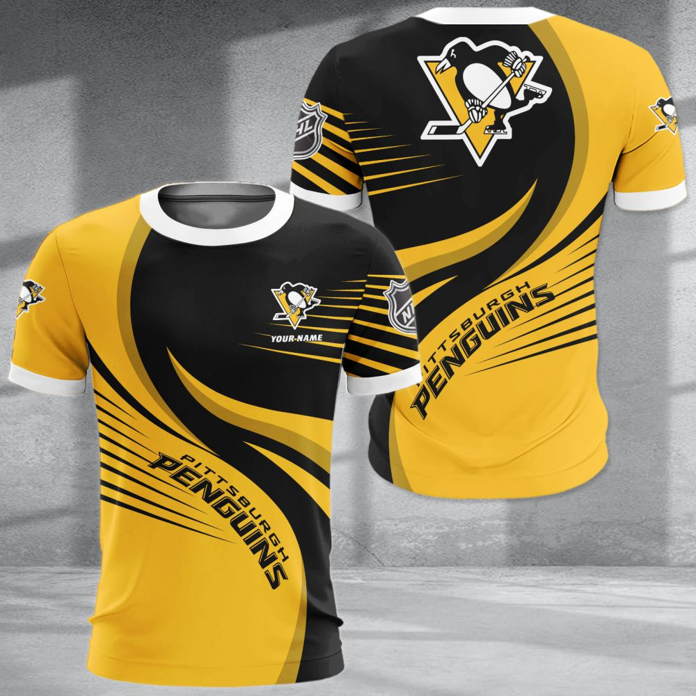 LIMITED EDITION - NEW CUSTOMIZED NHL26 PBP PITTSBURGH PENGUINS POLO SHIRT & T-SHIRTS