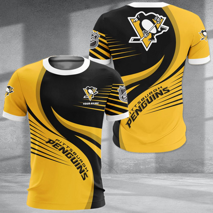 LIMITED EDITION - NEW CUSTOMIZED NHL26 PBP PITTSBURGH PENGUINS POLO SHIRT & T-SHIRTS