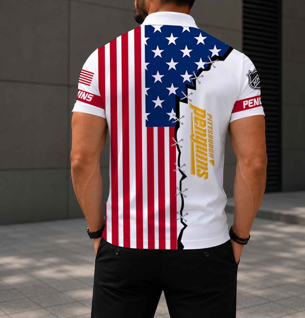 LIMITED EDITION - NEW CUSTOMIZED NHL26 PBP PITTSBURGH PENGUINS POLO SHIRT, ZIP POLO SHIRT & T-SHIRTS