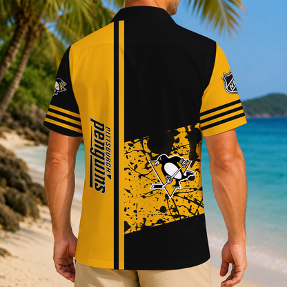 LIMITED EDITION - NEW CUSTOMIZED NHL26 PBP PITTSBURGH PENGUINS UNISEX HAWAIIAN SHIRT