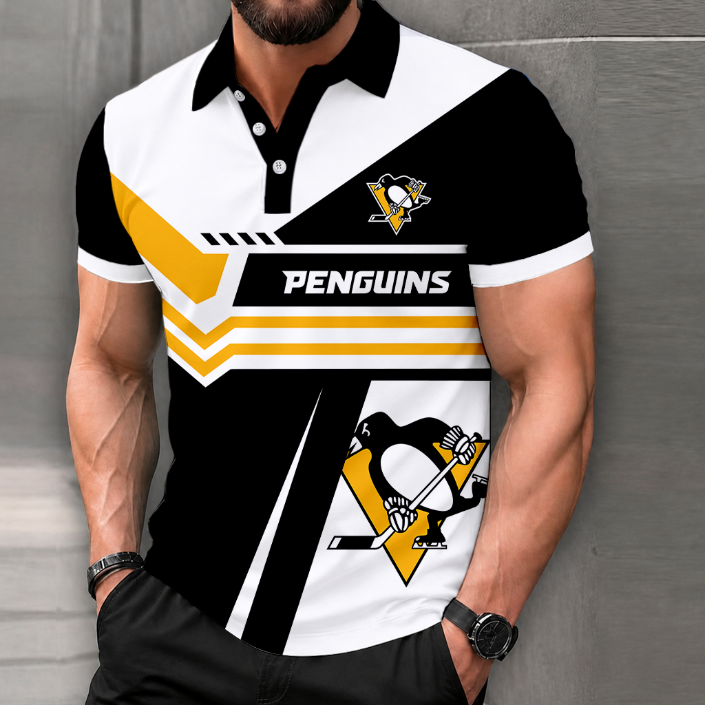 LIMITED EDITION - NEW CUSTOMIZED NHL26 PBP PITTSBURGH PENGUINS POLO SHIRT, ZIP POLO SHIRT & T-SHIRTS