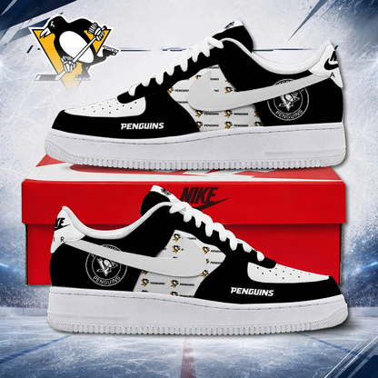 MEGA SALE - NEW CUSTOMIZED NHL26 PBP PITTSBURGH PENGUINS AF1 SHOES