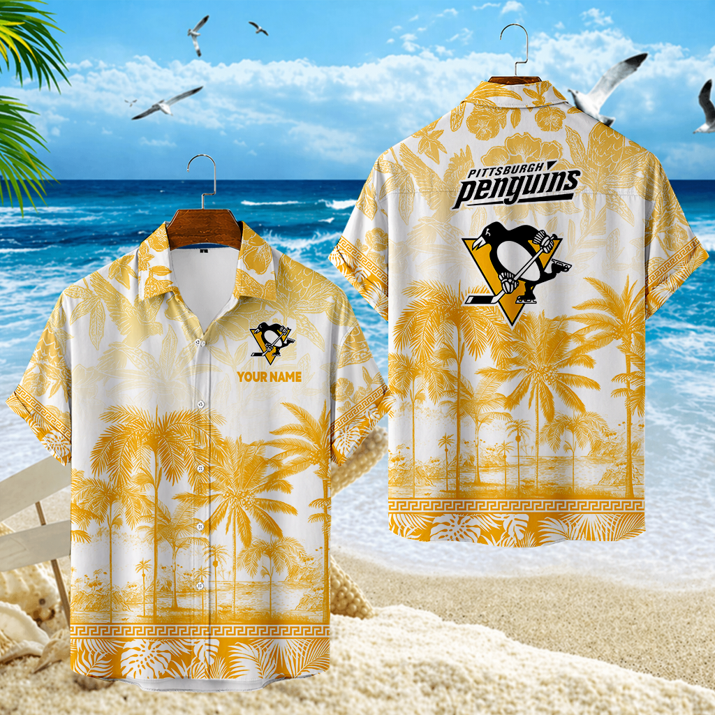 LIMITED EDITION - NEW CUSTOMIZED NHL26 PBP PITTSBURGH PENGUINS UNISEX HAWAIIAN SHIRT