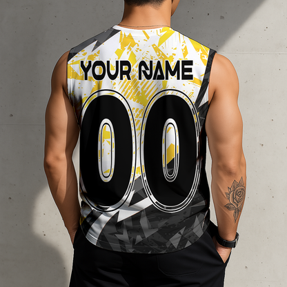 LIMITED EDITION - NEW CUSTOMIZED NHL26 PBP PITTSBURGH PENGUINS TANK TOP & GYM SHIRT