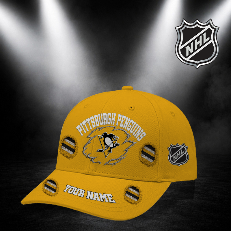 [SUPER SALE] NEW CUSTOMIZED NHL26 PBP PITTSBURGH PENGUINS CLASSIC CAP