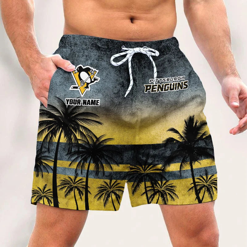 LIMITED EDITION - NEW PREMIUM NHL26 PB PENGUINS SHORT PANTS