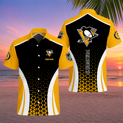 LIMITED EDITION - NEW CUSTOMIZED NHL26 PBP PITTSBURGH PENGUINS UNISEX HAWAIIAN SHIRT