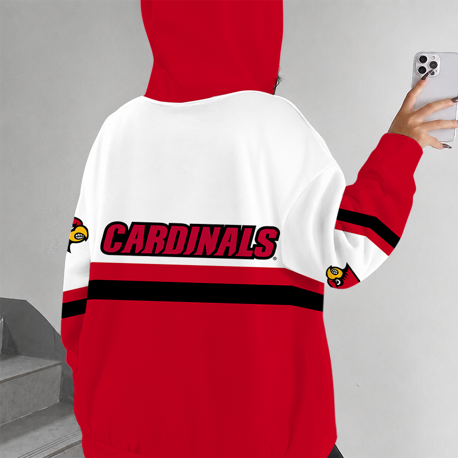 [FAN FAVORITE] NEW CUSTOMIZED NCAA CWS26 ULC LOUISVILLE CARDINALS ZIP HOODIE