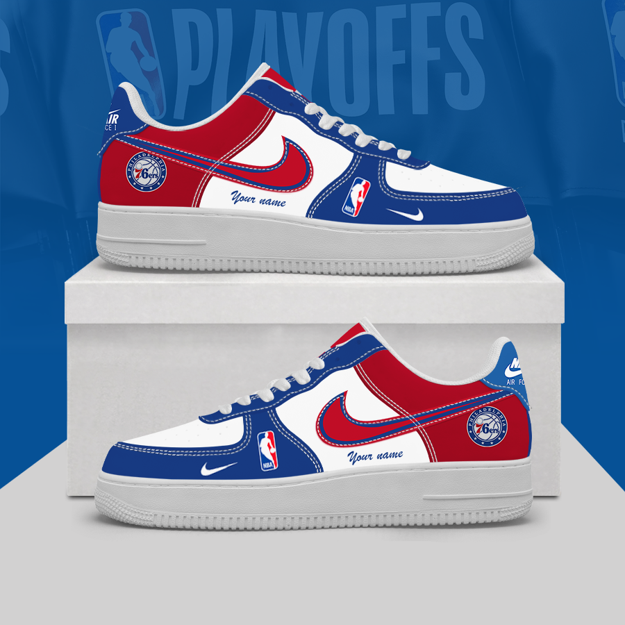 [HOT DEAL] NEW CUSTOMIZED NBA26 P76 PHILADELPHIA 76ERS AF1 SHOES