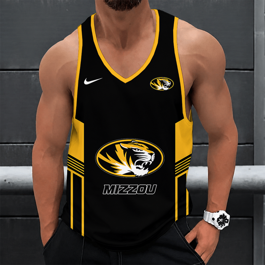 [FAN FAVORITE] NEW CUSTOMIZED NCAA FBS26 MST MISSOURI TIGERS UNISEX TANK TOP