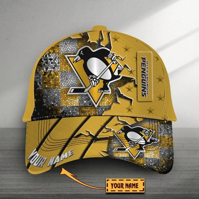 VIRAL EDITON - NEW CUSTOMIZED NHL26 PBP PITTSBURGH PENGUINS CLASSIC CAP