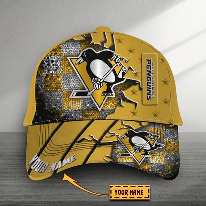 VIRAL EDITON - NEW CUSTOMIZED NHL26 PBP PITTSBURGH PENGUINS CLASSIC CAP