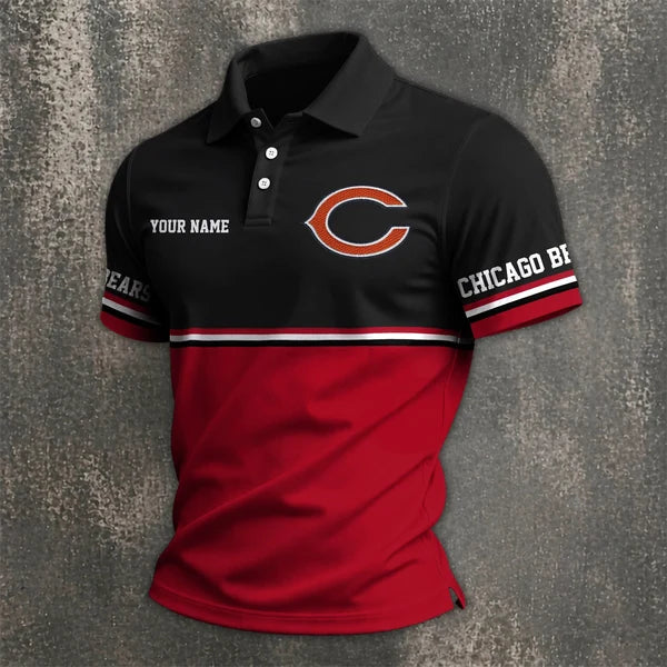 [SPECIAL OFFER] NEW CUSTOMIZED NFL26 CCB CHICAGO BEARS POLO SHIRT
