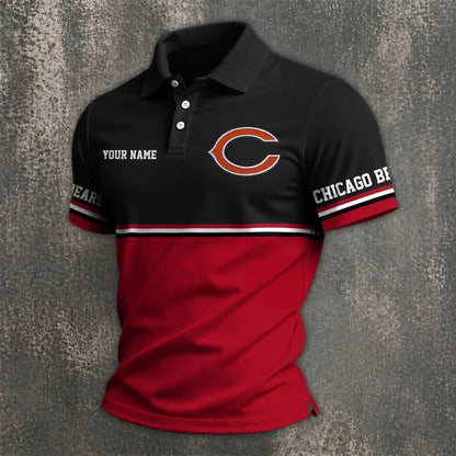 [SPECIAL OFFER] NEW CUSTOMIZED NFL26 CCB CHICAGO BEARS POLO SHIRT