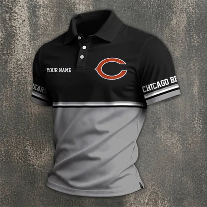 [SPECIAL OFFER] NEW CUSTOMIZED NFL26 CCB CHICAGO BEARS POLO SHIRT