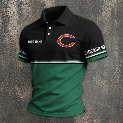 [SPECIAL OFFER] NEW CUSTOMIZED NFL26 CCB CHICAGO BEARS POLO SHIRT