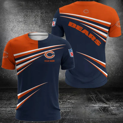 VIRAL EDITION - NEW CUSTOMIZED NFL26 CCB CHICAGO BEARS POLO, T-SHIRT & SHORT PANTS SET