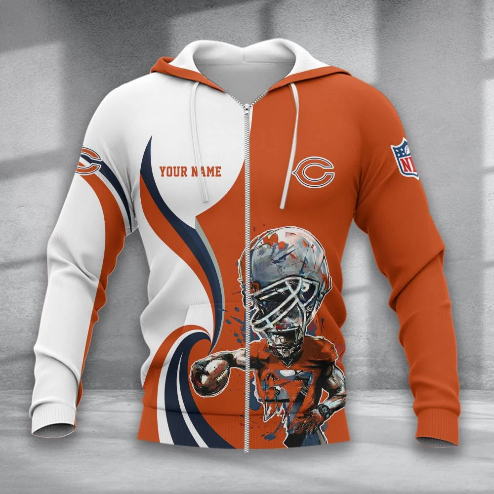 LIMITED EDITION - NEW CUSTOMIZED NFL26 CCB CHICAGO BEARS T-SHIRT, POLO SHIRT, ZIP POLO SHIRT, SWEATSHIRT, HOODIE & ZIP HOODIE