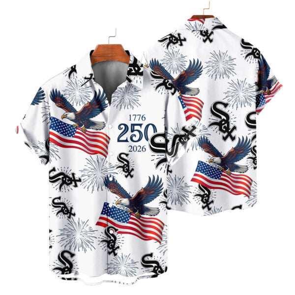 LIMITED EDITION - NEW CUSTOMIZED MLB26 CWS CHICAGO WHITE SOX UNISEX HAWAIIAN SHIRT