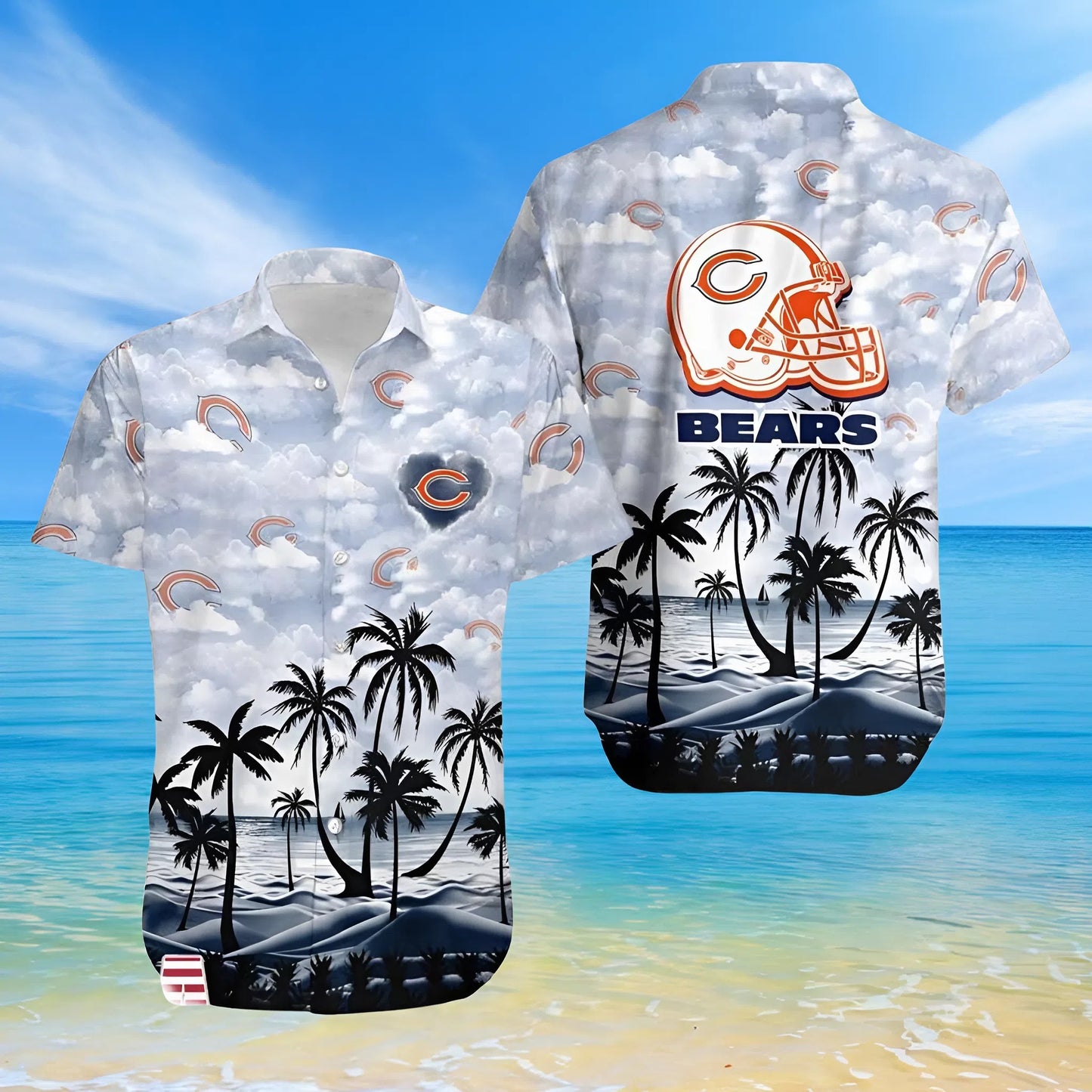 LIMITED EDITION - NEW CUSTOMIZED NFL26 CCB CHICAGO BEARS UNISEX HAWAIIAN SHIRT