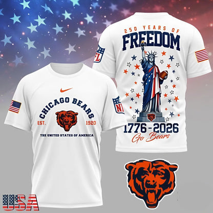 [SPECIAL OFFER] NEW CUSTOMIZED NFL26 CCB CHICAGO BEARS T-SHIRT, HOODIE, ZIP HOODIE