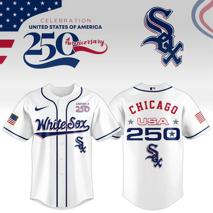 LIMITED EDITION - NEW CUSTOMIZED MLB26 CWS CHICAGO WHITE SOX BASEBALL JERSEY