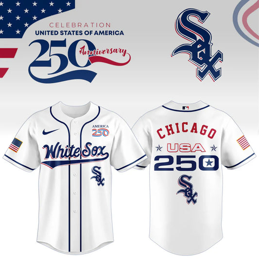 LIMITED EDITION - NEW CUSTOMIZED MLB26 CWS CHICAGO WHITE SOX BASEBALL JERSEY