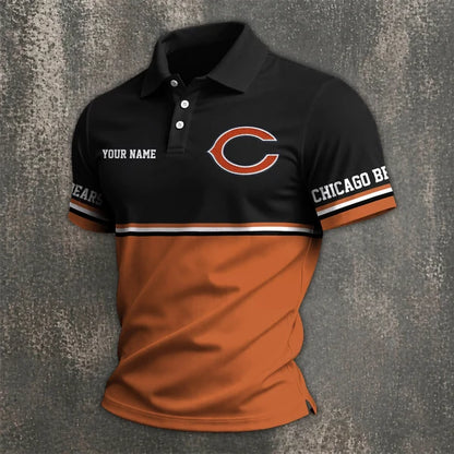 [SPECIAL OFFER] NEW CUSTOMIZED NFL26 CCB CHICAGO BEARS POLO SHIRT