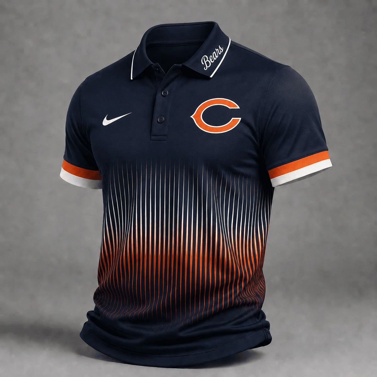 [SPECIAL OFFER] NEW CUSTOMIZED NFL26 CCB CHICAGO BEARS POLO SHIRT