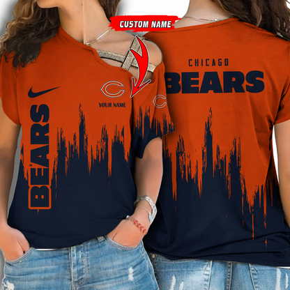 [SPECIAL OFFER] NEW CUSTOMIZED NFL26 CCB CHICAGO BEARS SHOULDER SHIRT