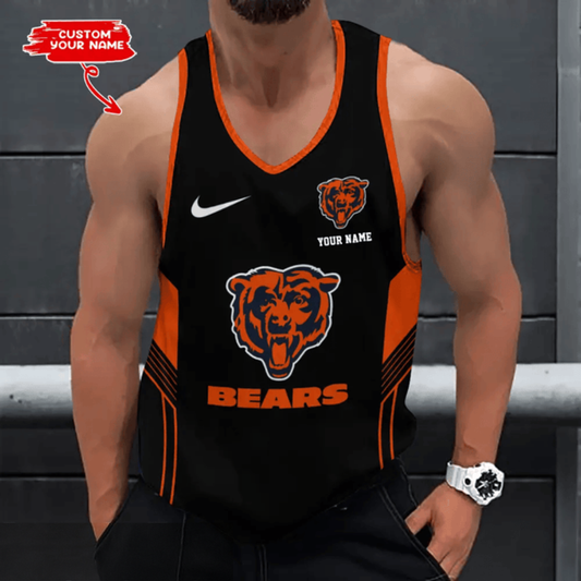 [SPECIAL OFFER] NEW CUSTOMIZED NFL26 CCB CHICAGO BEARS UNISEX TANK TOP