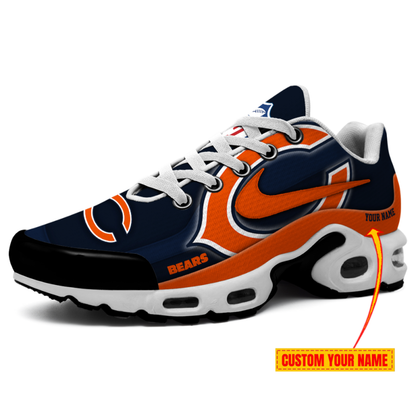 LIMITED EDITION - NEW CUSTOMIZED NFL26 CCB CHICAGO BEARS AIR MAX PLUS SNEAKERS