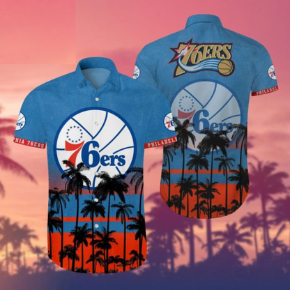LIMITED EDITION - NEW CUSTOMIZED NBA26 P76 PHILADELPHIA 76ERS UNISEX HAWAIIAN SHIRT