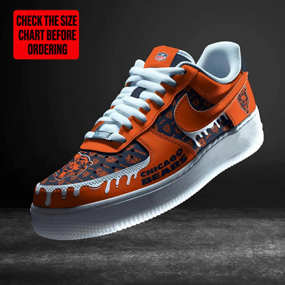 [SPECIAL OFFER] NEW CUSTOMIZED NFL26 CCB CHICAGO BEARS AF1 SHOES