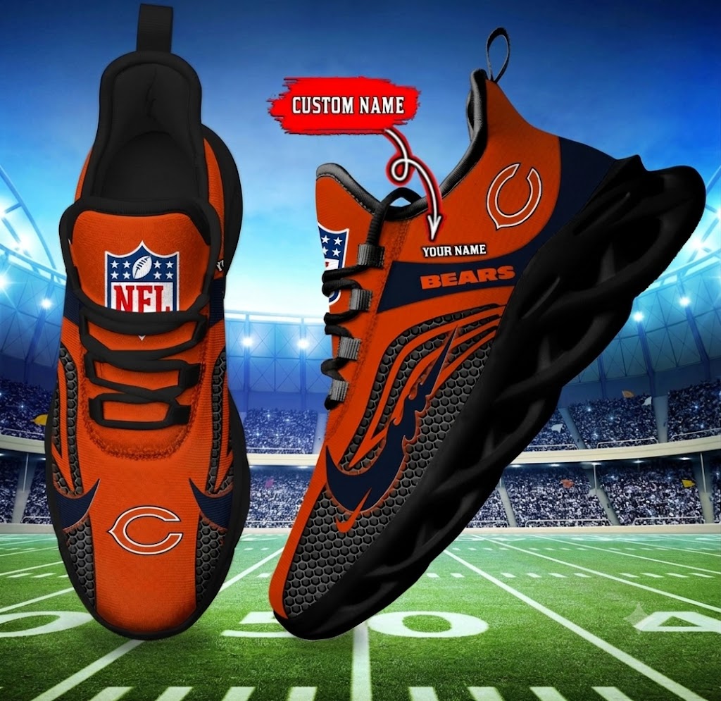 [SPECIAL OFFER] NEW CUSTOMIZED NFL26 CCB CHICAGO BEARS UNISEX CLUNKY SNEAKERS