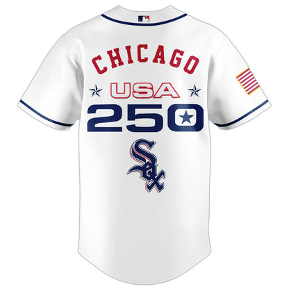 LIMITED EDITION - NEW CUSTOMIZED MLB26 CWS CHICAGO WHITE SOX BASEBALL JERSEY