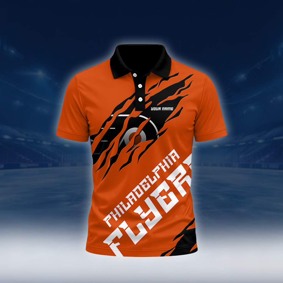 LIMITED EDITION - NEW CUSTOMIZED NHL27 PPF PHILADELPHIA FLYERS UNISEX T-SHIRT, POLO, HOODIE & SWEASHIRTS