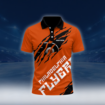 LIMITED EDITION - NEW CUSTOMIZED NHL27 PPF PHILADELPHIA FLYERS UNISEX T-SHIRT, POLO, HOODIE & SWEASHIRTS