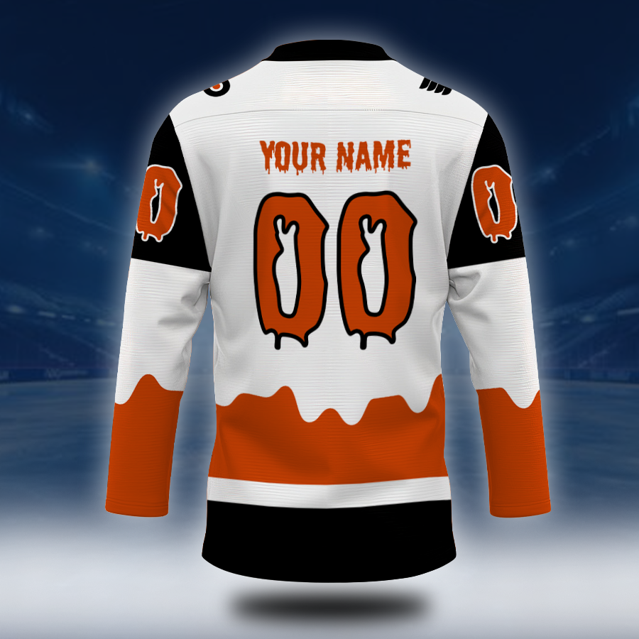 LIMITED EDITION - NEW CUSTOMIZED NHL27 PPF PHILADELPHIA FLYERS UNISEX HOCKEY JERSEY