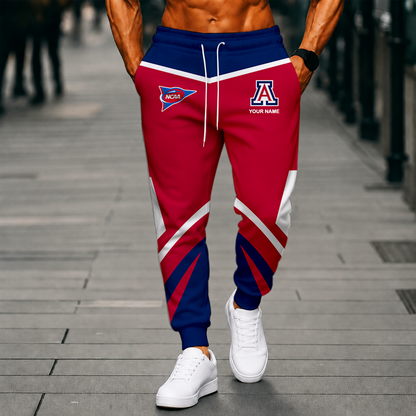 LIMITED EDITION - NEW CUSTOMIZED NCAA FBS27 ARW ARIZONA WILDCATS SWEATPANTS