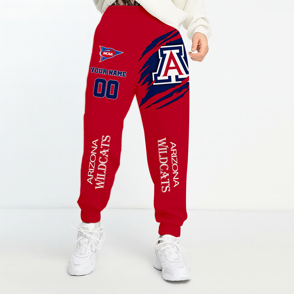 LIMITED EDITION - NEW CUSTOMIZED NCAA FBS27 ARW ARIZONA WILDCATS UNISEX LONG PANTS