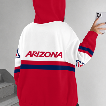 [FAN FAVORITE] NEW CUSTOMIZED NCAA FBS27 ARW ARIZONA WILDCATS ZIP HOODIE