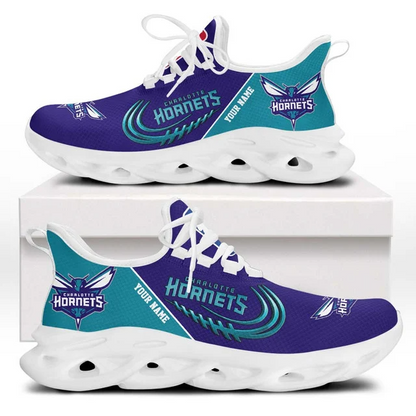 LIMITED EDITION - NEW CUSTOMIZED NBA27 CHO CHARLOTTE HORNETS PREMIUM CLUNKY SNEAKERS