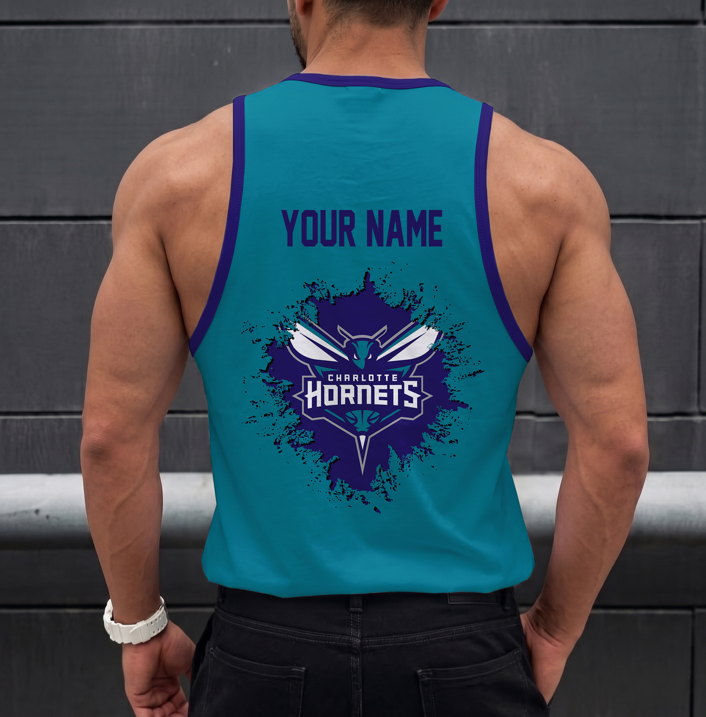 ELITE EDITION - NEW CUSTOMIZED NBA27 CHO CHARLOTTE HORNETS UNISEX TANK TOP