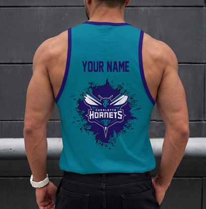 ELITE EDITION - NEW CUSTOMIZED NBA27 CHO CHARLOTTE HORNETS UNISEX TANK TOP