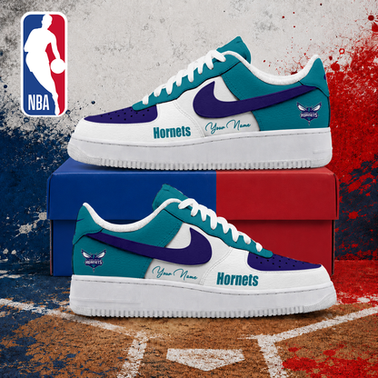 MEGA SALE - NEW CUSTOMIZED NBA27 CHO CHARLOTTE HORNETS AF1 SNEAKERS